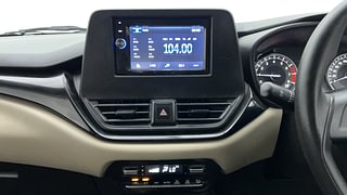 Used 2022 Toyota Glanza E Petrol Manual interior MUSIC SYSTEM & AC CONTROL VIEW