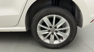 Used 2017 Volkswagen Polo [2015-2019] Highline1.2L (P) Petrol Manual tyres LEFT REAR TYRE RIM VIEW