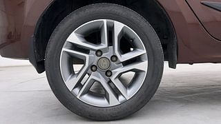 Used 2022 Tata Tigor Revotron XZA plus AMT Petrol Automatic tyres RIGHT REAR TYRE RIM VIEW