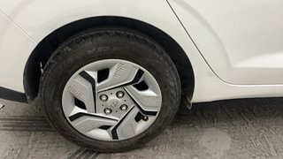 Used 2020 Hyundai Aura S 1.2 AMT Petrol Petrol Automatic tyres RIGHT REAR TYRE RIM VIEW