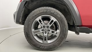 Used 2021 mahindra Thar LX 4 STR Hard Top Petrol MT 4WD Petrol Manual tyres LEFT FRONT TYRE RIM VIEW