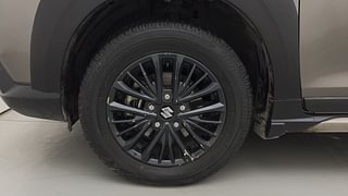 Used 2022 Maruti Suzuki XL6 [2019-2022] Alpha AT Petrol Petrol Automatic tyres LEFT FRONT TYRE RIM VIEW