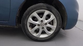 Used 2016 Nissan Micra [2013-2020] XV CVT Petrol Automatic tyres RIGHT FRONT TYRE RIM VIEW
