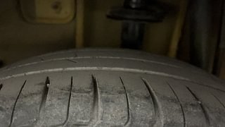 Used 2021 Tata Tiago Revotron XZ Plus Petrol Manual tyres LEFT REAR TYRE TREAD VIEW