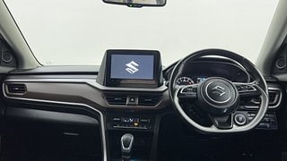Used 2022 Maruti Suzuki Brezza ZXI Plus AT Petrol Automatic interior DASHBOARD VIEW