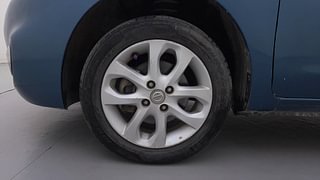 Used 2016 Nissan Micra [2013-2020] XV CVT Petrol Automatic tyres LEFT FRONT TYRE RIM VIEW