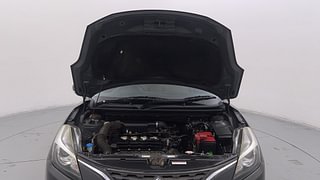 Used 2015 Maruti Suzuki Baleno [2015-2019] Alpha Petrol Petrol Manual engine ENGINE & BONNET OPEN FRONT VIEW