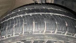 Used 2017 Mahindra KUV100 [2015-2017] K8 6 STR Petrol Manual tyres RIGHT FRONT TYRE TREAD VIEW
