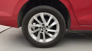 Used 2023 Skoda Slavia Ambition 1.0L TSI AT Petrol Automatic tyres RIGHT REAR TYRE RIM VIEW