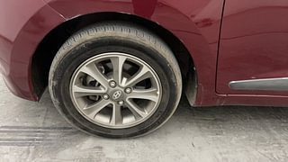 Used 2015 Hyundai Grand i10 [2013-2017] Asta 1.2 Kappa VTVT (O) Petrol Manual tyres LEFT FRONT TYRE RIM VIEW