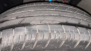 Used 2023 Renault Kiger RXT (O) AMT Petrol Automatic tyres LEFT FRONT TYRE TREAD VIEW