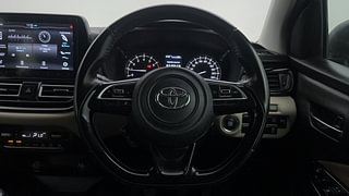 Used 2022 Toyota Glanza V Petrol Manual interior STEERING VIEW