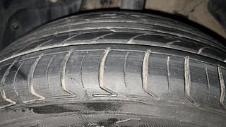 Used 2020 MG Motors Hector Plus Sharp 1.5 Petrol Turbo Hybrid MT 6-STR Petrol Manual tyres LEFT FRONT TYRE TREAD VIEW