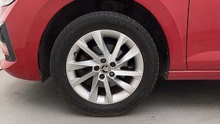 Used 2023 Skoda Slavia Ambition 1.0L TSI AT Petrol Automatic tyres LEFT FRONT TYRE RIM VIEW