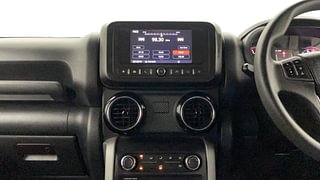 Used 2021 mahindra Thar LX 4 STR Hard Top Petrol MT 4WD Petrol Manual interior MUSIC SYSTEM & AC CONTROL VIEW