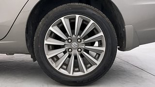 Used 2020 Maruti Suzuki Ciaz Alpha AT Petrol Petrol Automatic tyres LEFT REAR TYRE RIM VIEW