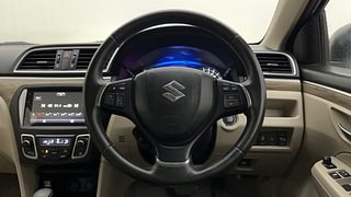 Used 2023 Maruti Suzuki Ciaz Alpha AT Petrol Petrol Automatic interior STEERING VIEW