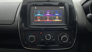Used 2018 Renault Kwid [2015-2019] 1.0 RXT AMT Opt Petrol Automatic interior MUSIC SYSTEM & AC CONTROL VIEW