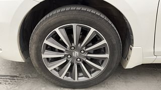 Used 2023 Maruti Suzuki Ciaz Alpha AT Petrol Petrol Automatic tyres LEFT FRONT TYRE RIM VIEW
