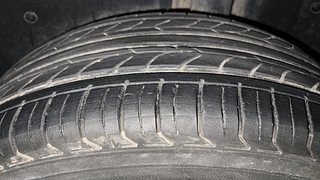 Used 2020 MG Motors Hector Plus Sharp 1.5 Petrol Turbo Hybrid MT 6-STR Petrol Manual tyres LEFT REAR TYRE TREAD VIEW