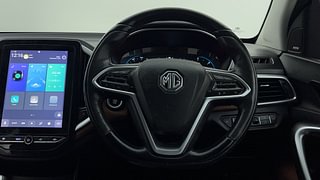 Used 2020 MG Motors Hector Plus Sharp 1.5 Petrol Turbo Hybrid MT 6-STR Petrol Manual interior STEERING VIEW