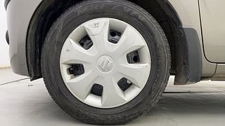 Used 2021 Maruti Suzuki Wagon R 1.0 [2019-2022] VXI Petrol Manual tyres LEFT FRONT TYRE RIM VIEW