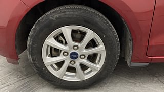 Used 2019 Ford Figo [2019-2021] Titanium Petrol Petrol Manual tyres LEFT FRONT TYRE RIM VIEW