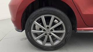 Used 2019 volkswagen Polo Highline Plus 1.0 MPI Petrol Manual tyres RIGHT REAR TYRE RIM VIEW