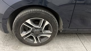 Used 2021 Tata Tigor Revotron XZ+ Petrol Manual tyres LEFT FRONT TYRE RIM VIEW