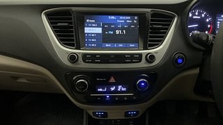 Used 2018 Hyundai Verna [2017-2020] 1.6 VTVT SX (O) Petrol Manual interior MUSIC SYSTEM & AC CONTROL VIEW
