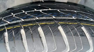 Used 2022 Tata Tiago Revotron XZ Plus Petrol Manual tyres LEFT FRONT TYRE TREAD VIEW