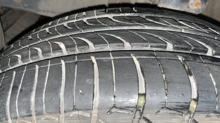Used 2016 Mahindra KUV100 [2015-2017] K4 6 STR Petrol Manual tyres LEFT FRONT TYRE TREAD VIEW