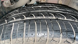Used 2016 Mahindra KUV100 [2015-2017] K4 6 STR Petrol Manual tyres LEFT REAR TYRE TREAD VIEW