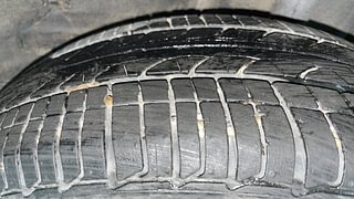 Used 2022 Tata Tiago Revotron XZ Plus Petrol Manual tyres LEFT REAR TYRE TREAD VIEW
