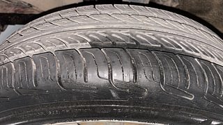 Used 2016 Tata Nano [2014-2018] Twist XTA Petrol Petrol Automatic tyres LEFT FRONT TYRE TREAD VIEW