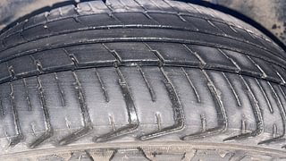 Used 2015 Maruti Suzuki Alto K10 [2014-2019] VXi Petrol Manual tyres LEFT FRONT TYRE TREAD VIEW