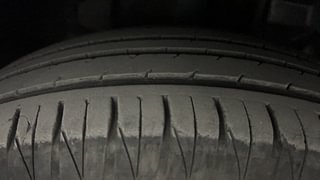 Used 2021 Tata Tigor Revotron XZ+ Petrol Manual tyres RIGHT FRONT TYRE TREAD VIEW