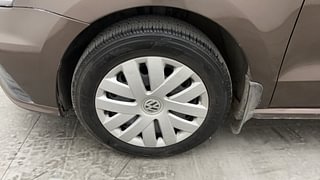 Used 2017 Volkswagen Ameo [2016-2017] Comfortline 1.5L AT (D) Diesel Automatic tyres LEFT FRONT TYRE RIM VIEW