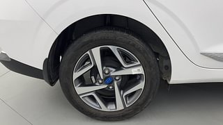 Used 2024 Hyundai Aura SX 1.2 CNG Petrol+cng Manual tyres RIGHT REAR TYRE RIM VIEW