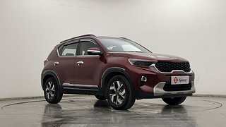 Used 2021 Kia Sonet HTX 1.0 iMT Petrol Manual exterior RIGHT FRONT CORNER VIEW
