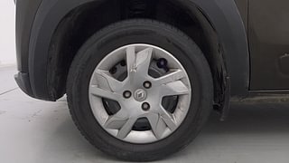 Used 2021 Renault Kwid 1.0L RXT(O) AMT Petrol Automatic tyres LEFT FRONT TYRE RIM VIEW