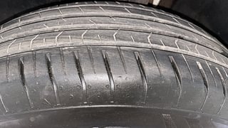 Used 2023 Tata Punch Adventure Rhythm Pack AMT Petrol Automatic tyres LEFT FRONT TYRE TREAD VIEW
