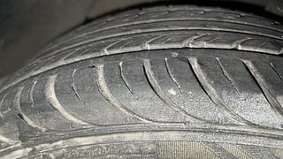 Used 2018 Ford Figo Aspire Titanium 1.2 Ti-VCT Petrol Manual tyres LEFT FRONT TYRE TREAD VIEW