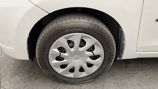 Used 2014 Maruti Suzuki Celerio VXI AMT Petrol Automatic tyres LEFT FRONT TYRE RIM VIEW