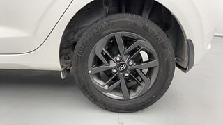 Used 2020 Hyundai Grand i10 Nios Sportz AMT 1.2 Kappa VTVT Petrol Automatic tyres LEFT REAR TYRE RIM VIEW