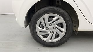 Used 2021 Hyundai Grand i10 Nios Magna AMT 1.2 Kappa VTVT Petrol Automatic tyres RIGHT REAR TYRE RIM VIEW