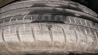 Used 2023 Tata Punch Adventure Rhythm Pack AMT Petrol Automatic tyres LEFT REAR TYRE TREAD VIEW