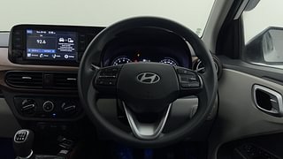 Used 2024 Hyundai Aura SX 1.2 CNG Petrol+cng Manual interior STEERING VIEW