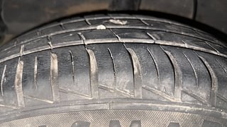 Used 2023 Hyundai Aura S 1.2 CNG Petrol Petrol+cng Manual tyres RIGHT REAR TYRE TREAD VIEW