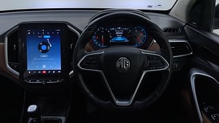Used 2021 MG Motors Hector Plus Sharp 2.0 Diesel Turbo MT 6-STR Dual Tone Diesel Manual interior STEERING VIEW